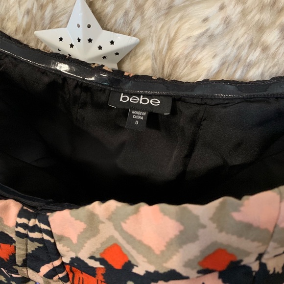 Bebe Strapless Printed Romper with Pockets - Picture 3 of 3